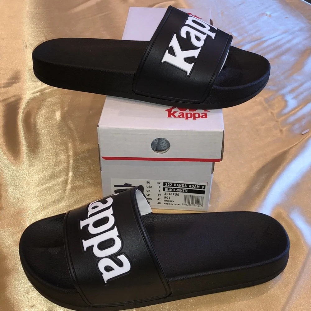 NWB Kappa Unisex Slide Sandals Sz 9 - Picture 1 of 8